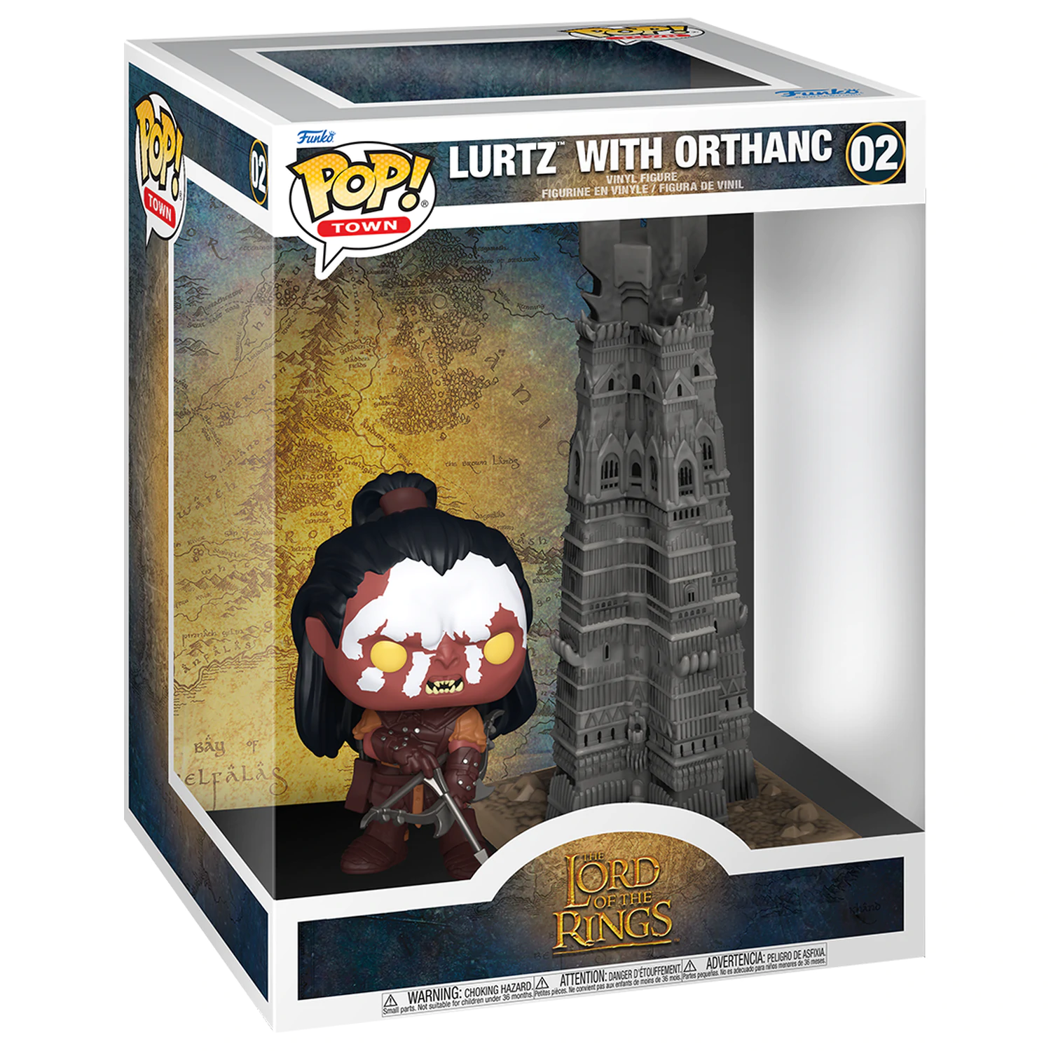Lord of the Rings Funko POP! Town Vinyl figura Lurtz s tornjem fotografija proizvoda