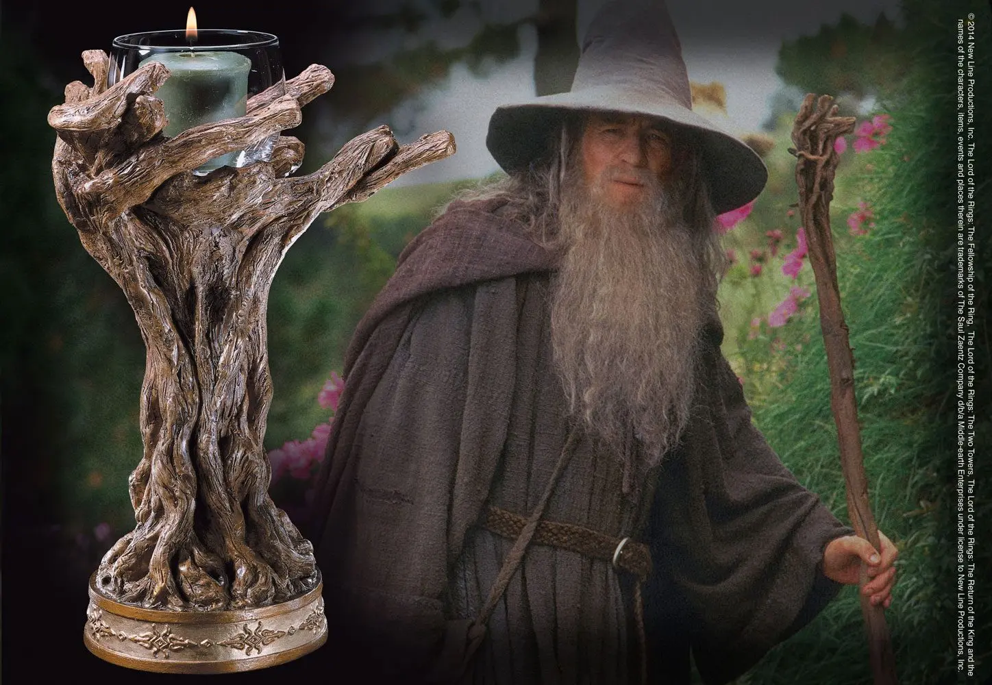 Lord of the Rings svijećnjak Gandalf the Grey 23 cm fotografija proizvoda