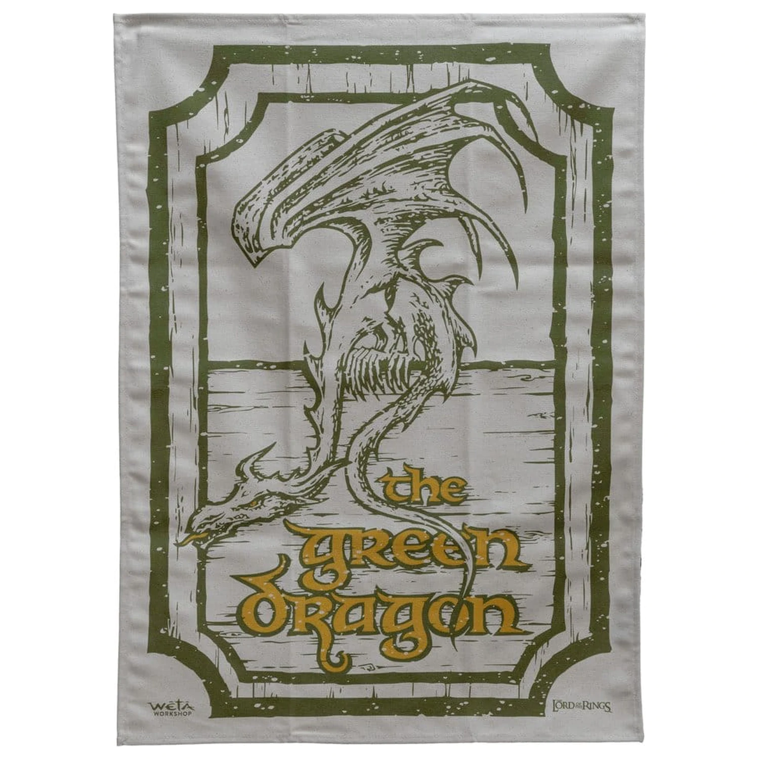 Lord of the Rings kuhinjska krpa 2-pakiranje Green Dragon & Prancing Pony 69 cm fotografija proizvoda
