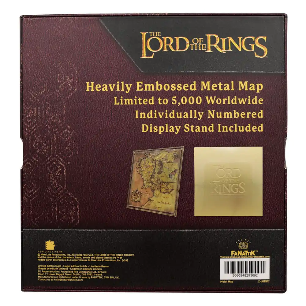 Lord of the Rings Replica Karta Limited Edition fotografija proizvoda