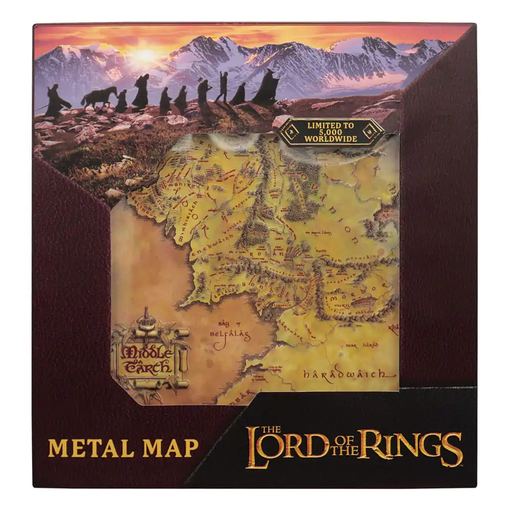 Lord of the Rings Replica Karta Limited Edition fotografija proizvoda