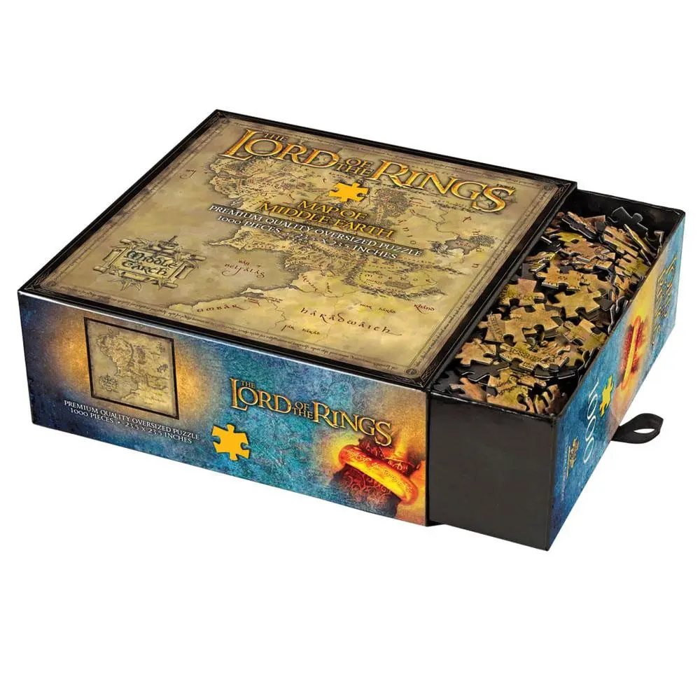 Lord of the Rings Jigsaw Puzzle Middle Earth (1000 dijelova) fotografija proizvoda