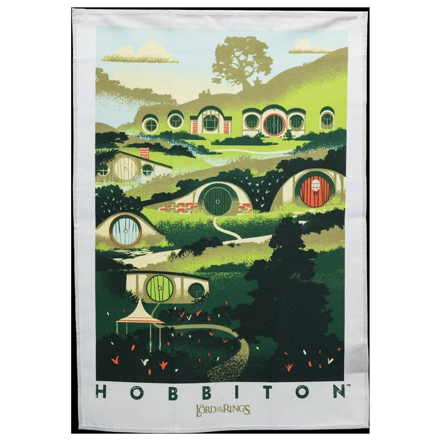 Lord of the Rings kuhinjska krpa 2 komada Rivendell & Hobbiton 70 cm fotografija proizvoda