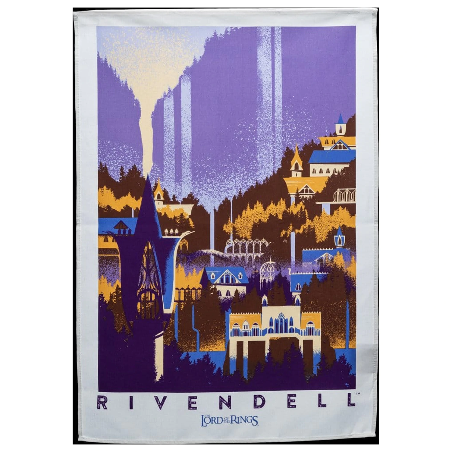 Lord of the Rings kuhinjska krpa 2 komada Rivendell & Hobbiton 70 cm fotografija proizvoda