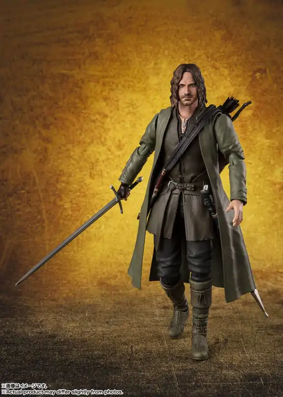 Lord of the Rings S.H. Figuarts akcijska figura Aragorn 16 cm fotografija proizvoda