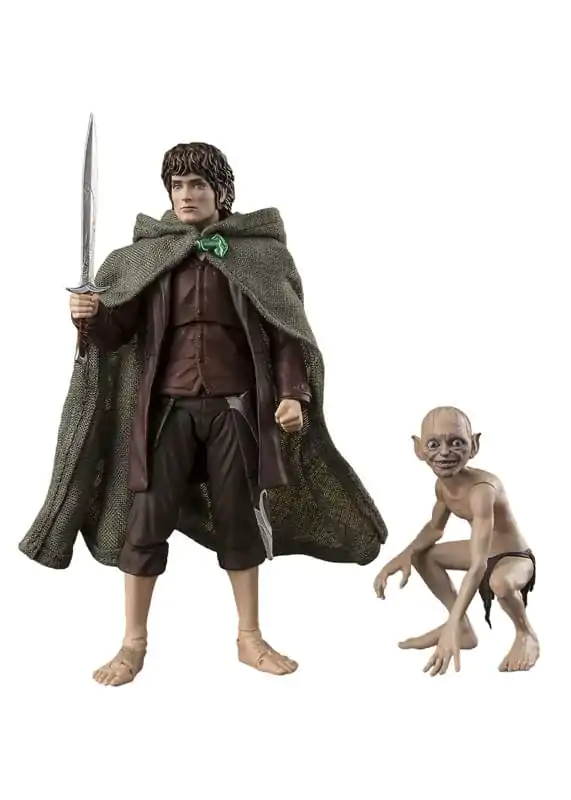 Lord of the Rings S.H. Figuarts akcijske figure Frodo Baggins & Gollum fotografija proizvoda