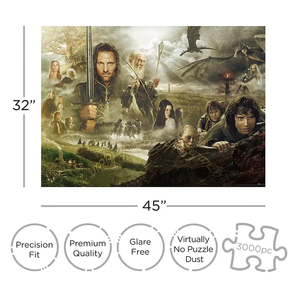 Lord of the Rings Puzzle Saga (3000 dijelova) fotografija proizvoda