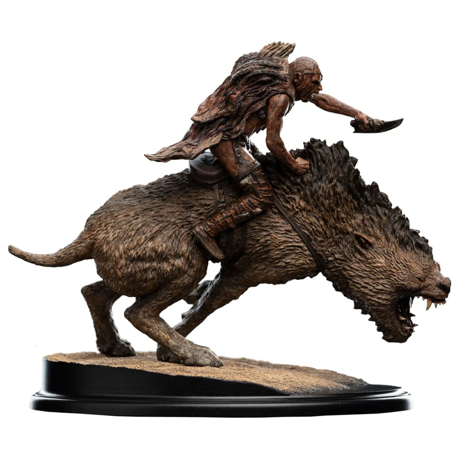 Lord of the Rings mini statua Sharkû na Wargu 18 cm fotografija proizvoda