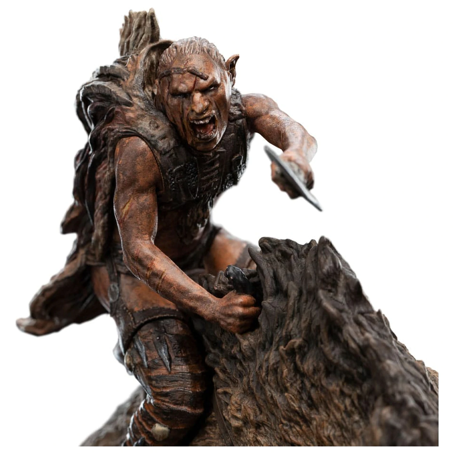 Lord of the Rings mini statua Sharkû na Wargu 18 cm fotografija proizvoda