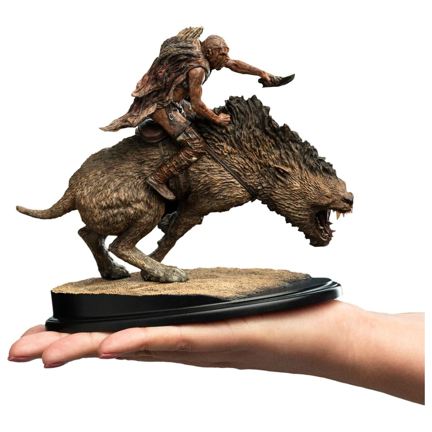 Lord of the Rings mini statua Sharkû na Wargu 18 cm fotografija proizvoda
