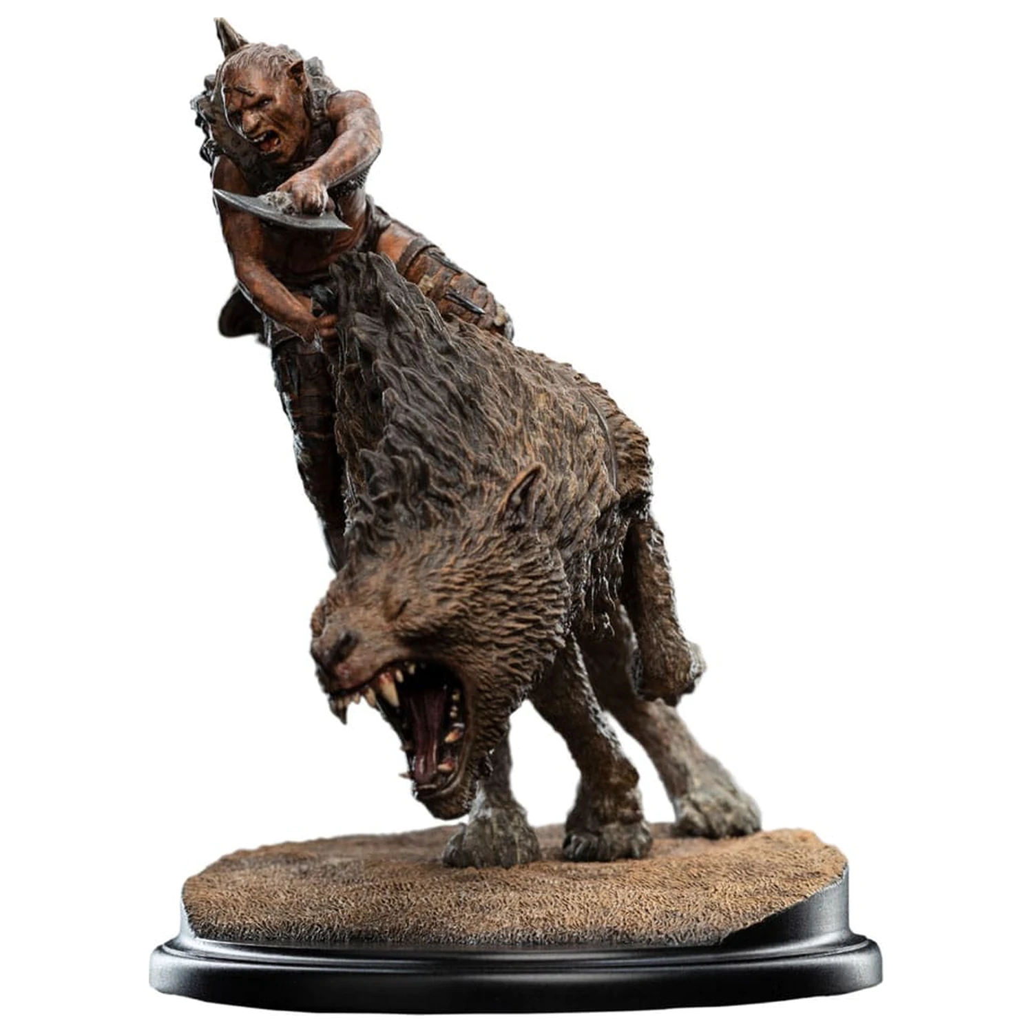 Lord of the Rings mini statua Sharkû na Wargu 18 cm fotografija proizvoda