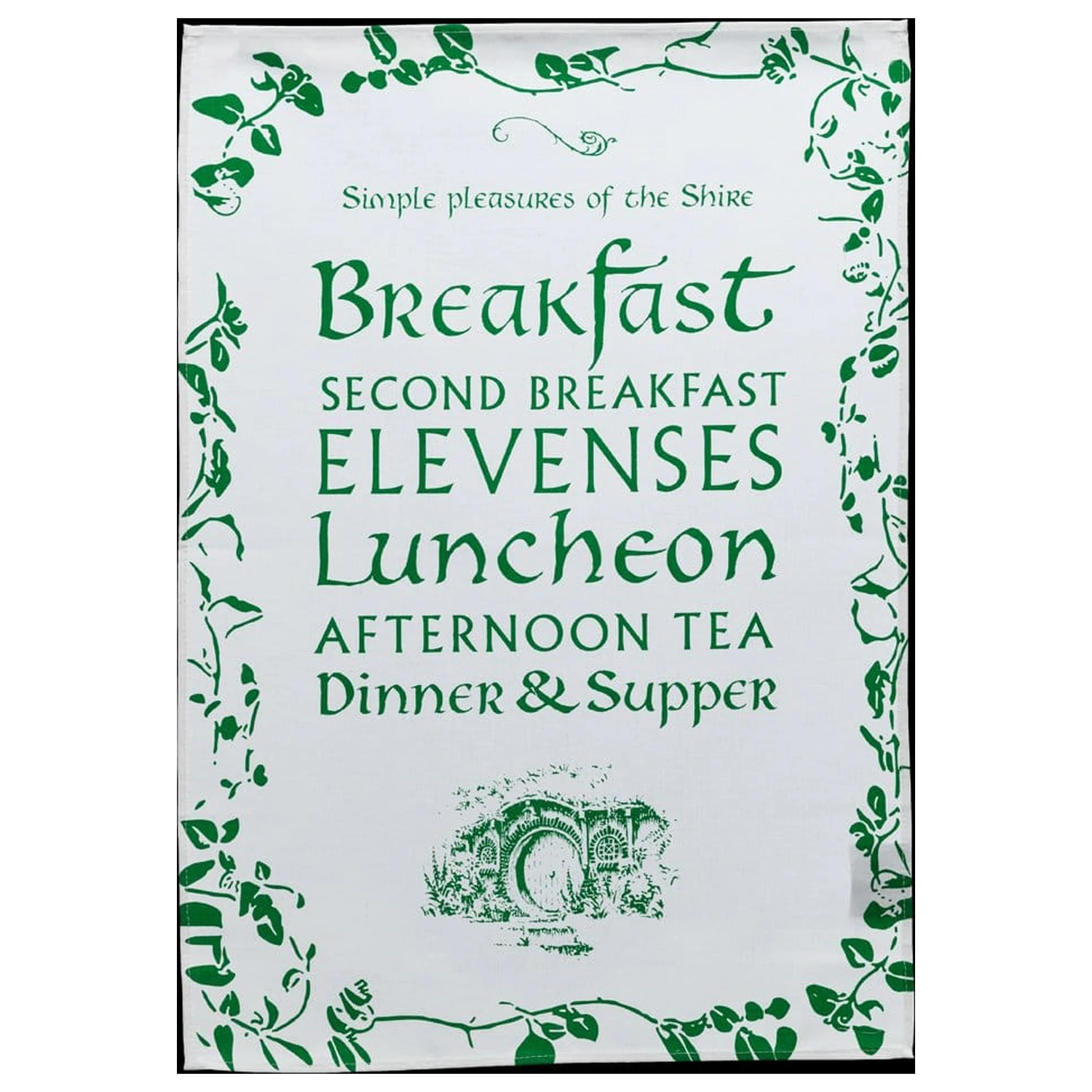 Lord of the Rings kuhinjska krpa Simple Pleasures of the Shire 72 cm fotografija proizvoda