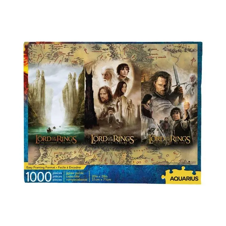 Lord of the Rings Jigsaw Puzzle Triptih (1000 dijelova) fotografija proizvoda