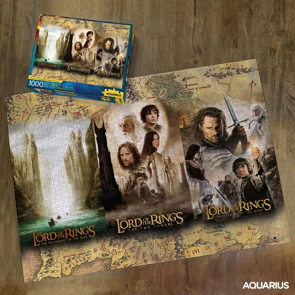 Lord of the Rings Jigsaw Puzzle Triptih (1000 dijelova) fotografija proizvoda