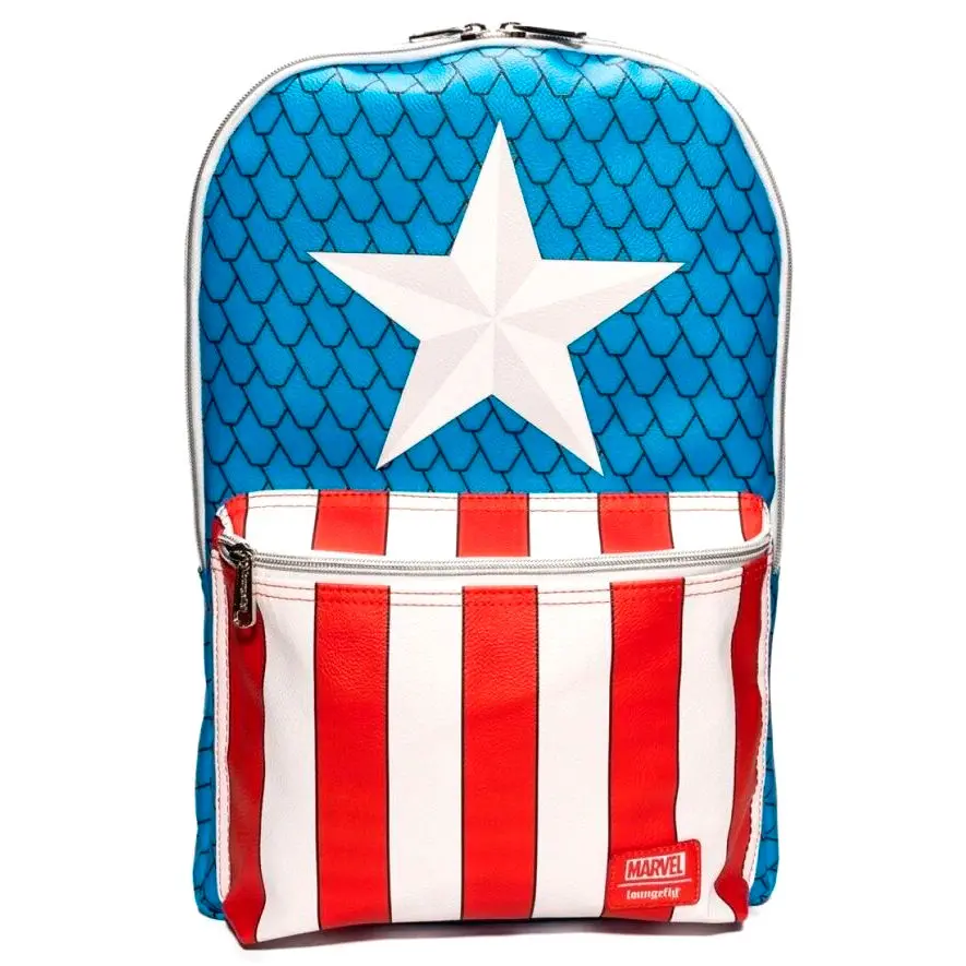 Loungefly Marvel Captain America ruksak s bedžem 45cm fotografija proizvoda