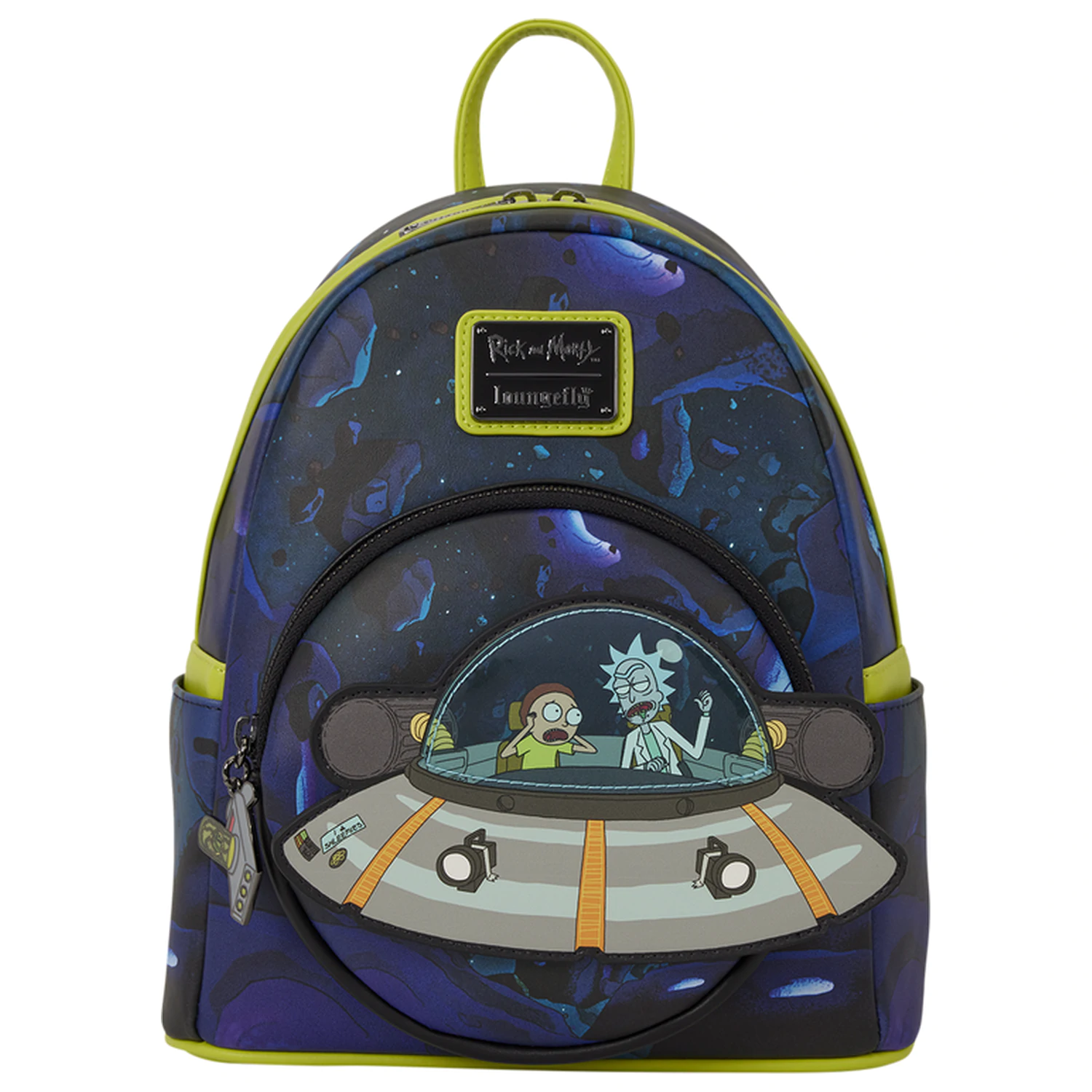 Loungefly Cartoon Network Rick and Morty Space Cruiser Loungefly ruksak 26 cm fotografija proizvoda