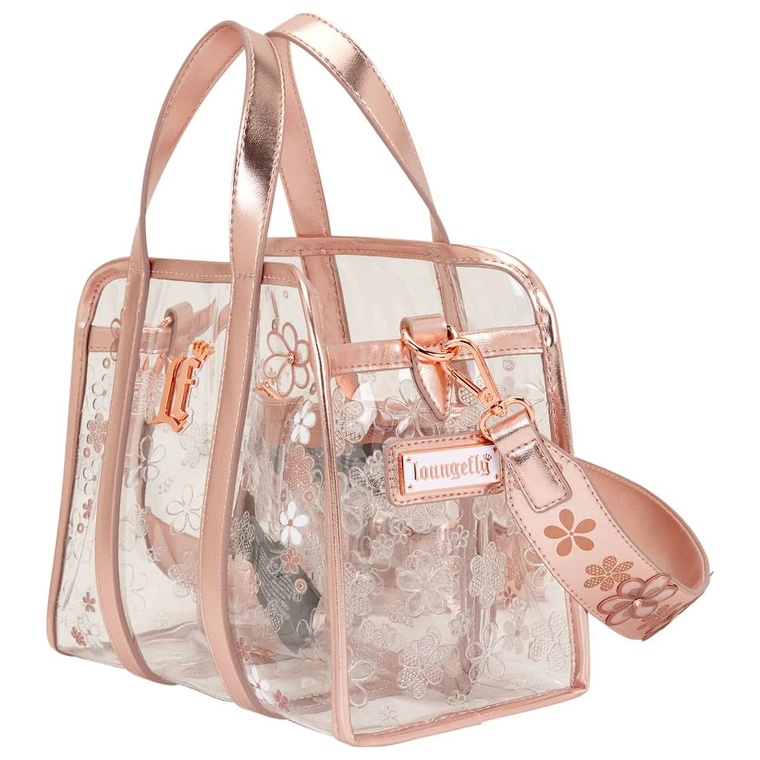 Loungefly Crossbody torba Clear Floral fotografija proizvoda
