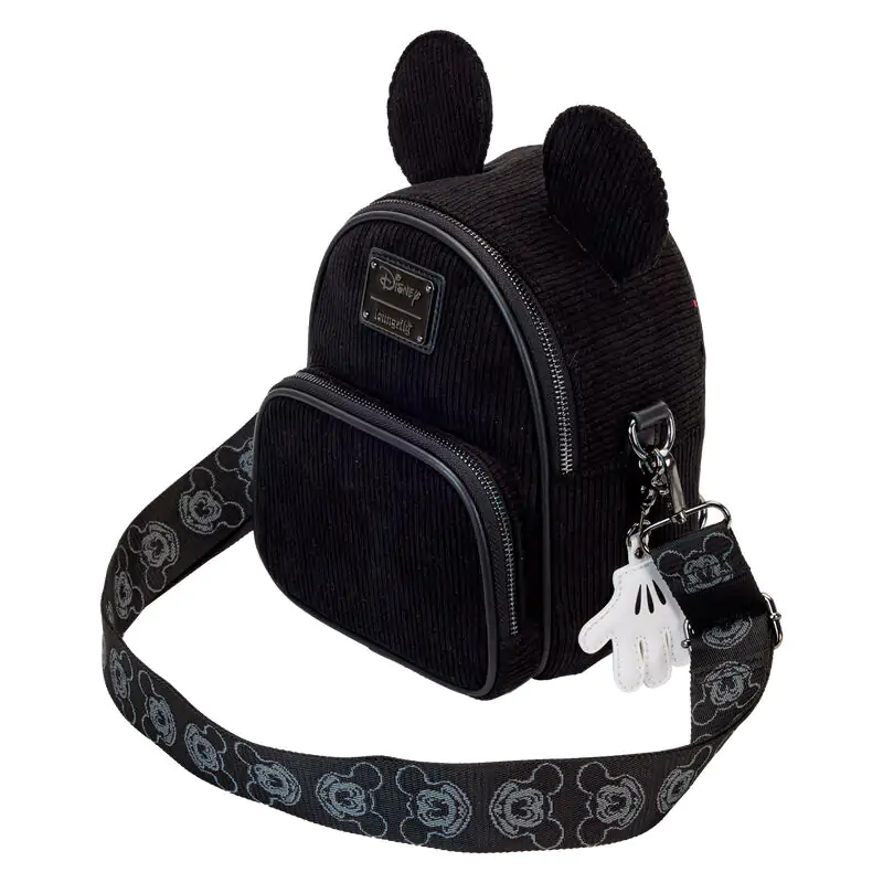 Loungefly Disney 100 Mickey Mouse Classic konvertibilni mini ruksak i torba za preko tijela 20cm fotografija proizvoda