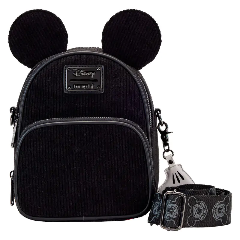 Loungefly Disney 100 Mickey Mouse Classic konvertibilni mini ruksak i torba za preko tijela 20cm fotografija proizvoda