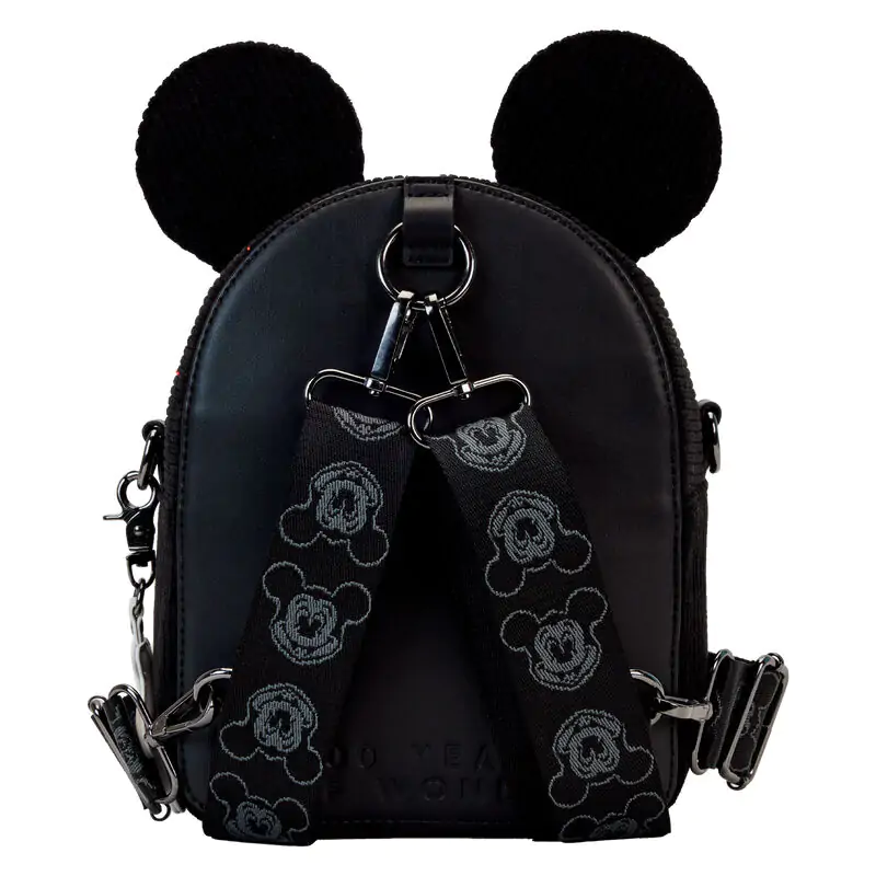 Loungefly Disney 100 Mickey Mouse Classic konvertibilni mini ruksak i torba za preko tijela 20cm fotografija proizvoda