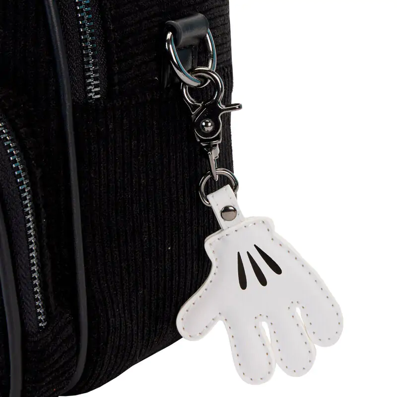 Loungefly Disney 100 Mickey Mouse Classic konvertibilni mini ruksak i torba za preko tijela 20cm fotografija proizvoda