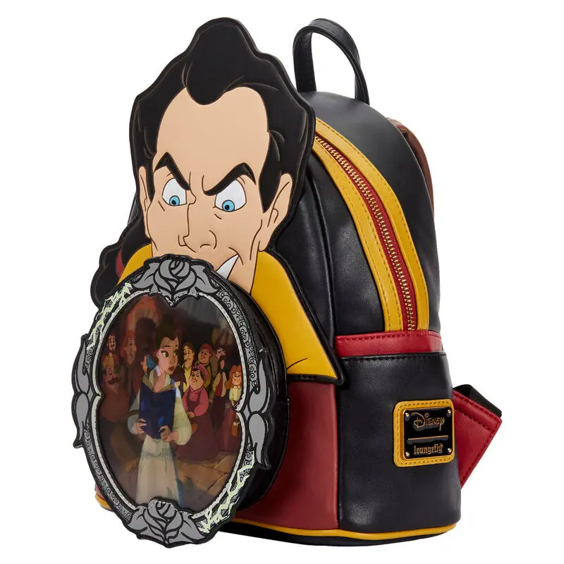 Loungefly Disney Ljepotica i zvijer Villains Gaston Scene ruksak 26 cm fotografija proizvoda