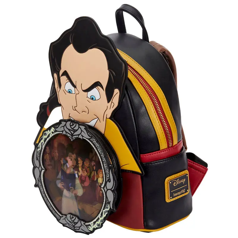 Loungefly Disney Ljepotica i zvijer Villains Gaston Scene ruksak 26 cm fotografija proizvoda