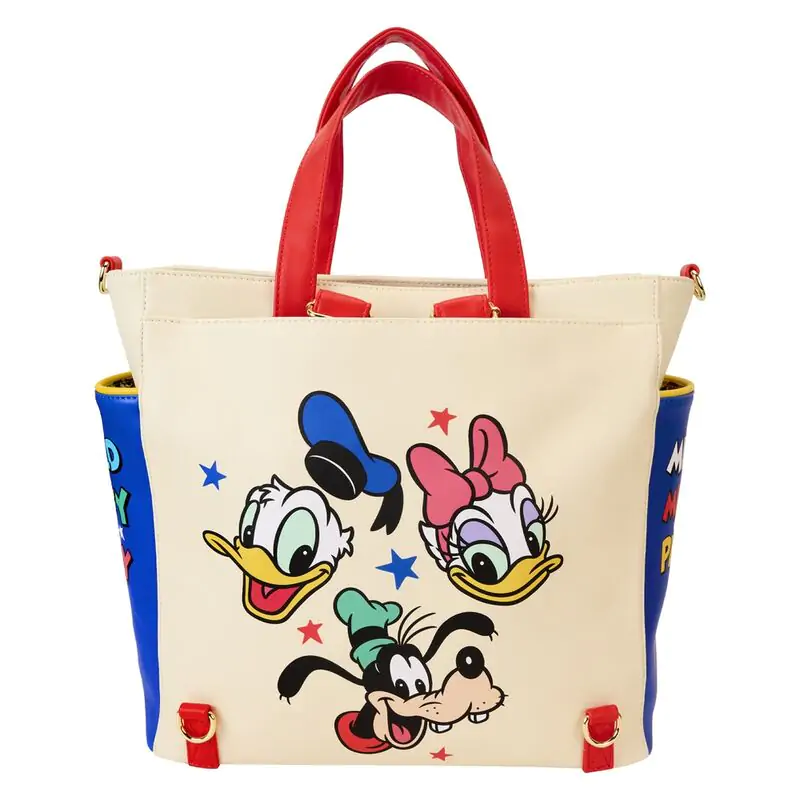 Loungefly Disney Classic Mickey and Friends konvertibilni ruksak/torba fotografija proizvoda