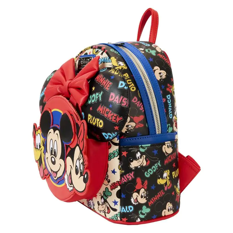 Loungefly Disney Classic Mickey and Friends ruksak + headband fotografija proizvoda