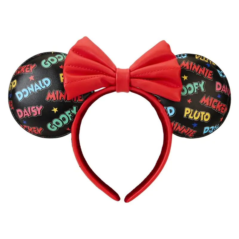 Loungefly Disney Classic Mickey and Friends ruksak + headband fotografija proizvoda