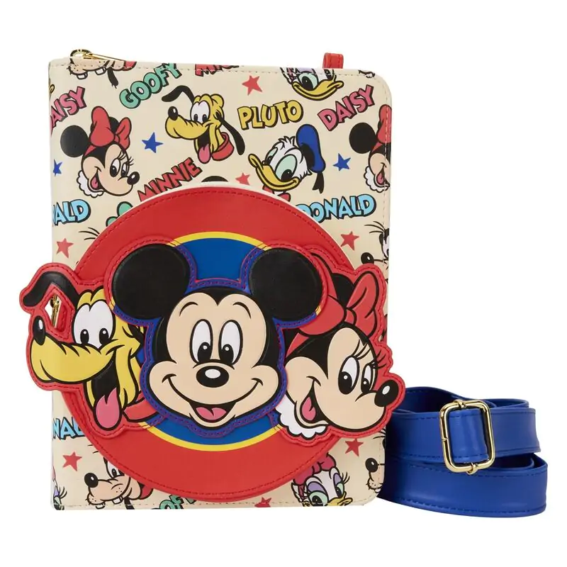 Loungefly Disney Classic Mickey and Friends crossbody bilježnica fotografija proizvoda