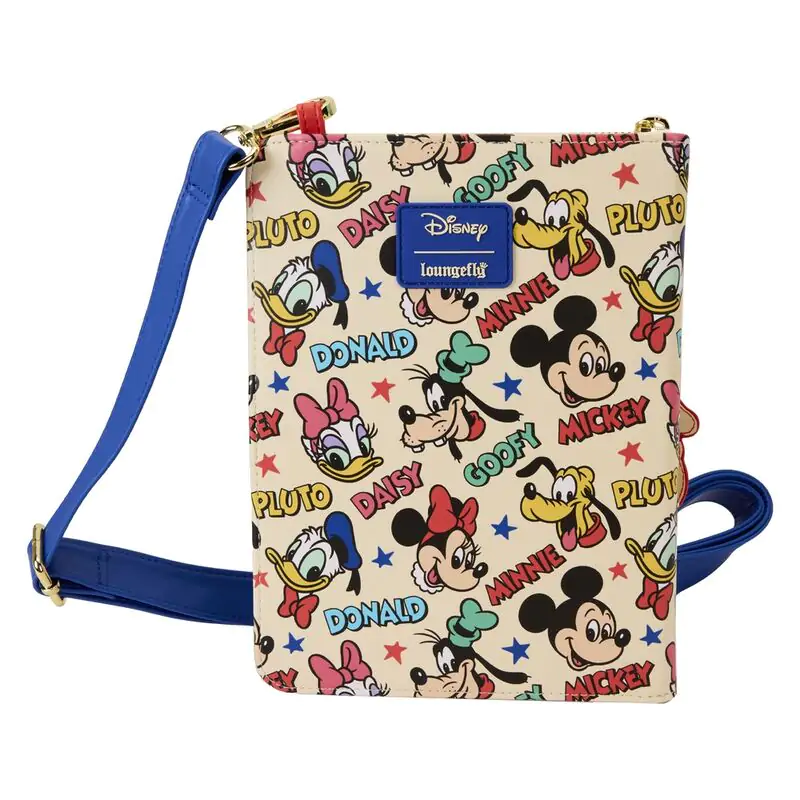 Loungefly Disney Classic Mickey and Friends crossbody bilježnica fotografija proizvoda