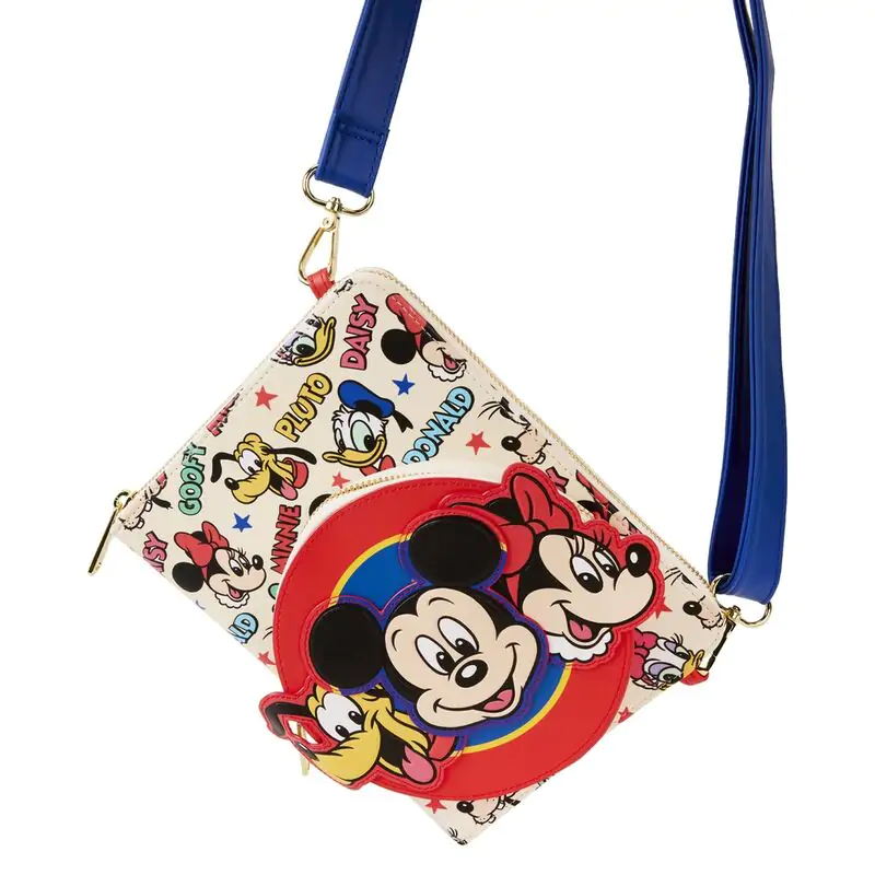 Loungefly Disney Classic Mickey and Friends crossbody bilježnica fotografija proizvoda