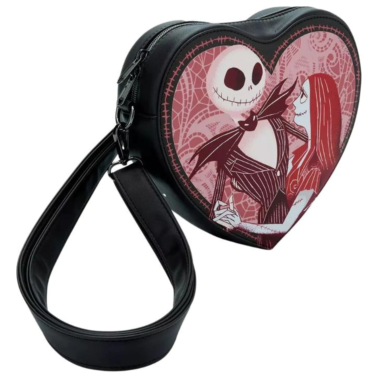 Loungefly Disney Jack And Sally torba preko ramena fotografija proizvoda