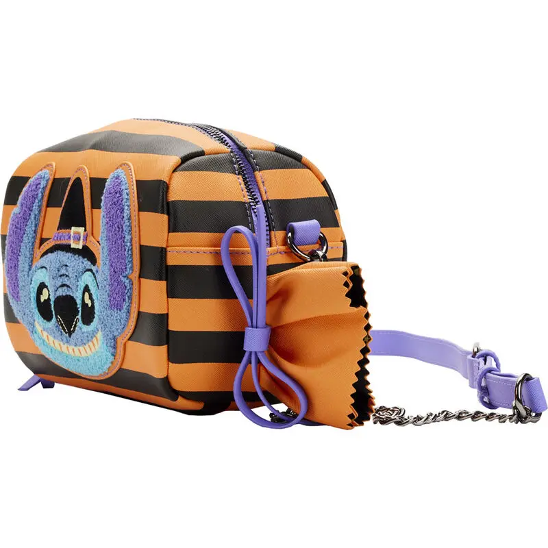 Disney by Loungefly Crossbody Lilo and Stitch prugasta Halloween omotnica za slatkiše fotografija proizvoda