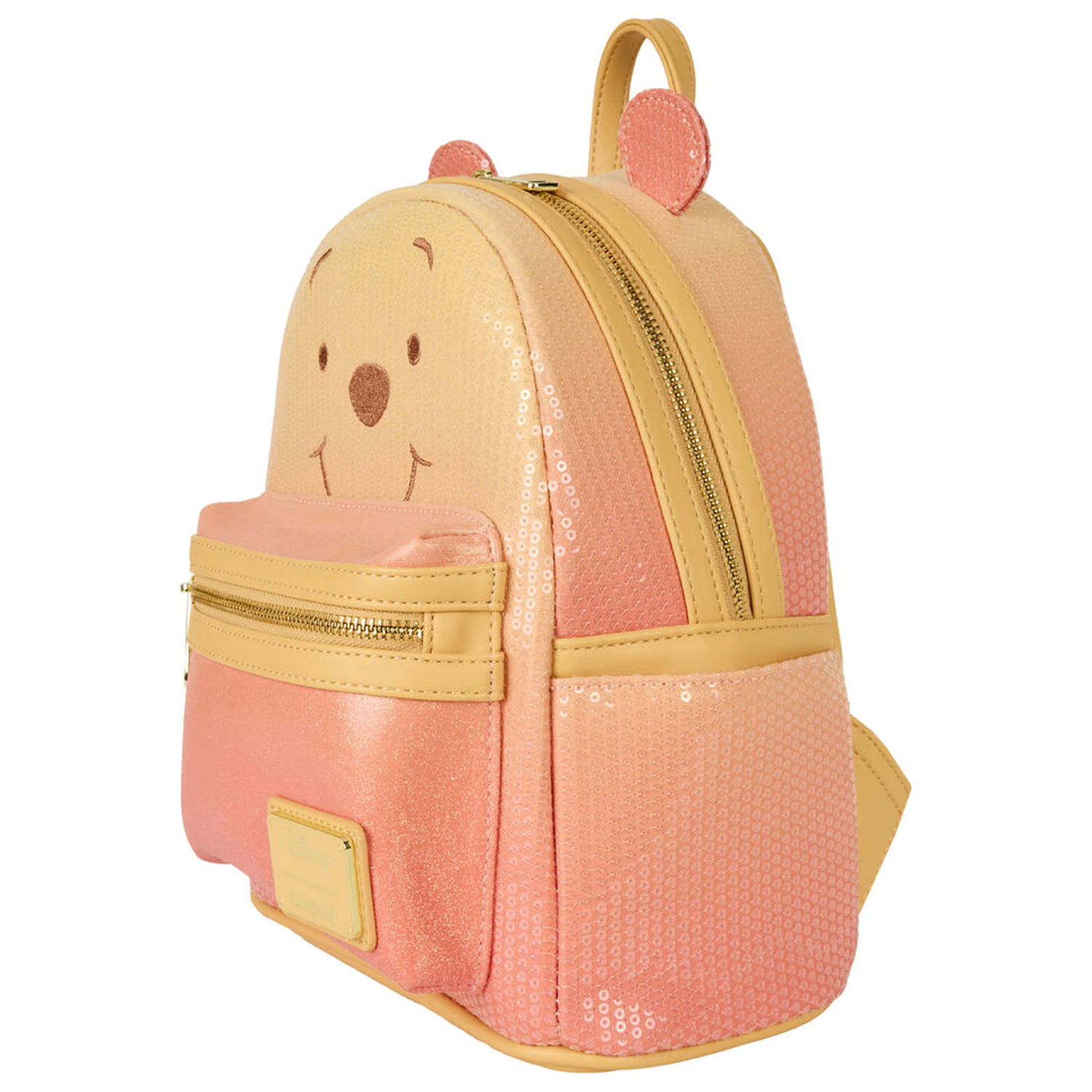 Loungefly Disney Winnie the Pooh šljokičasti glitter ruksak fotografija proizvoda