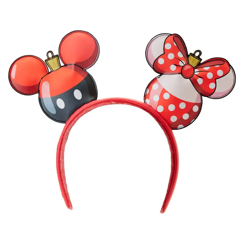 Loungefly Disney Mickey & Minnie Christmas rajf za uši fotografija proizvoda