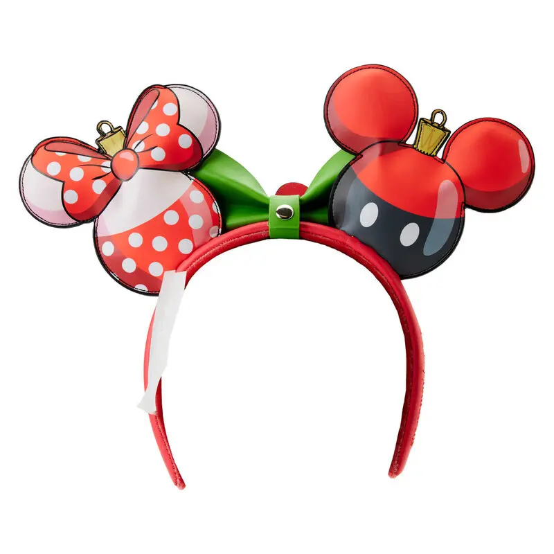 Loungefly Disney Mickey & Minnie Christmas rajf za uši fotografija proizvoda