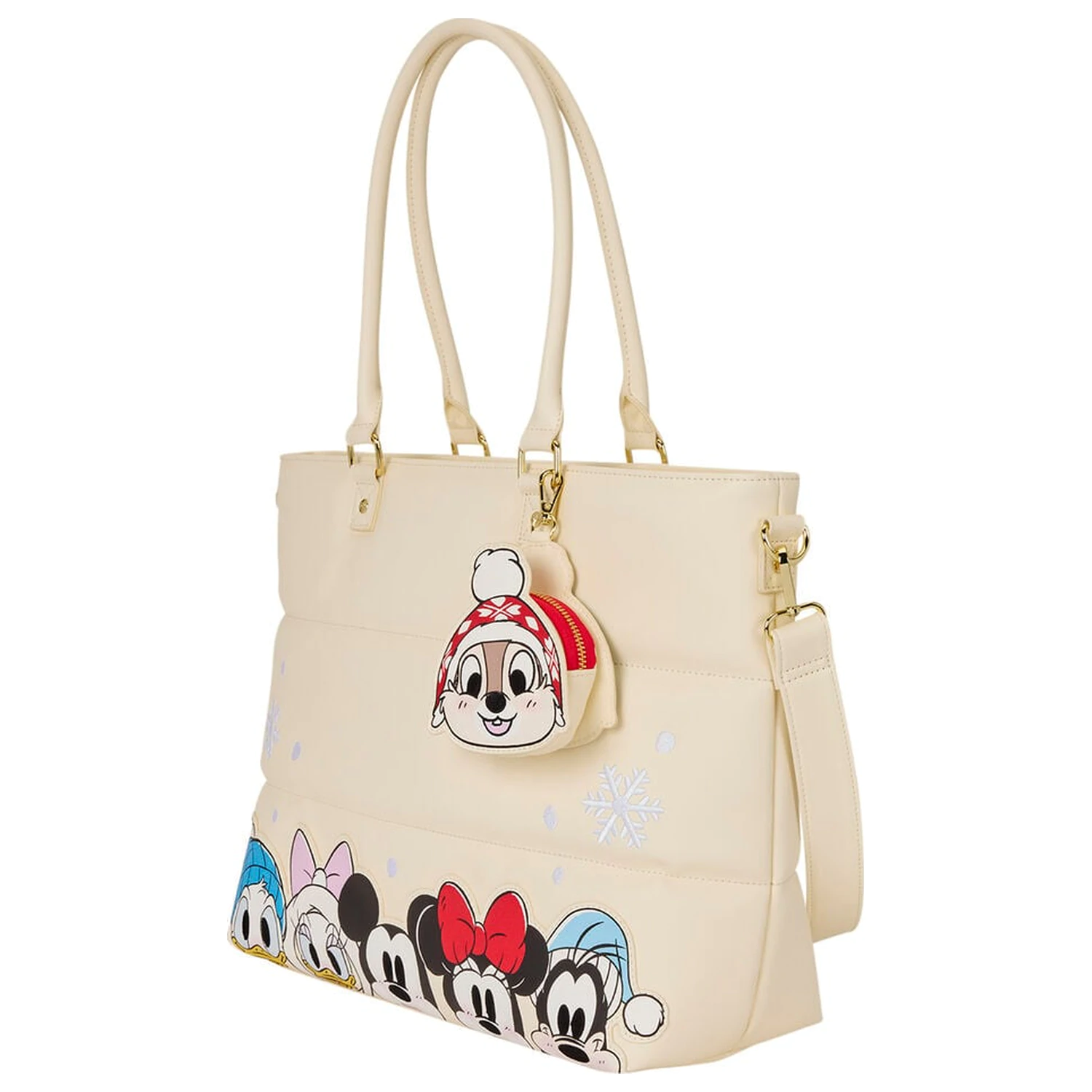Loungefly Disney Mickey & Friends Puff Quilt torba i novčanik za kovanice fotografija proizvoda