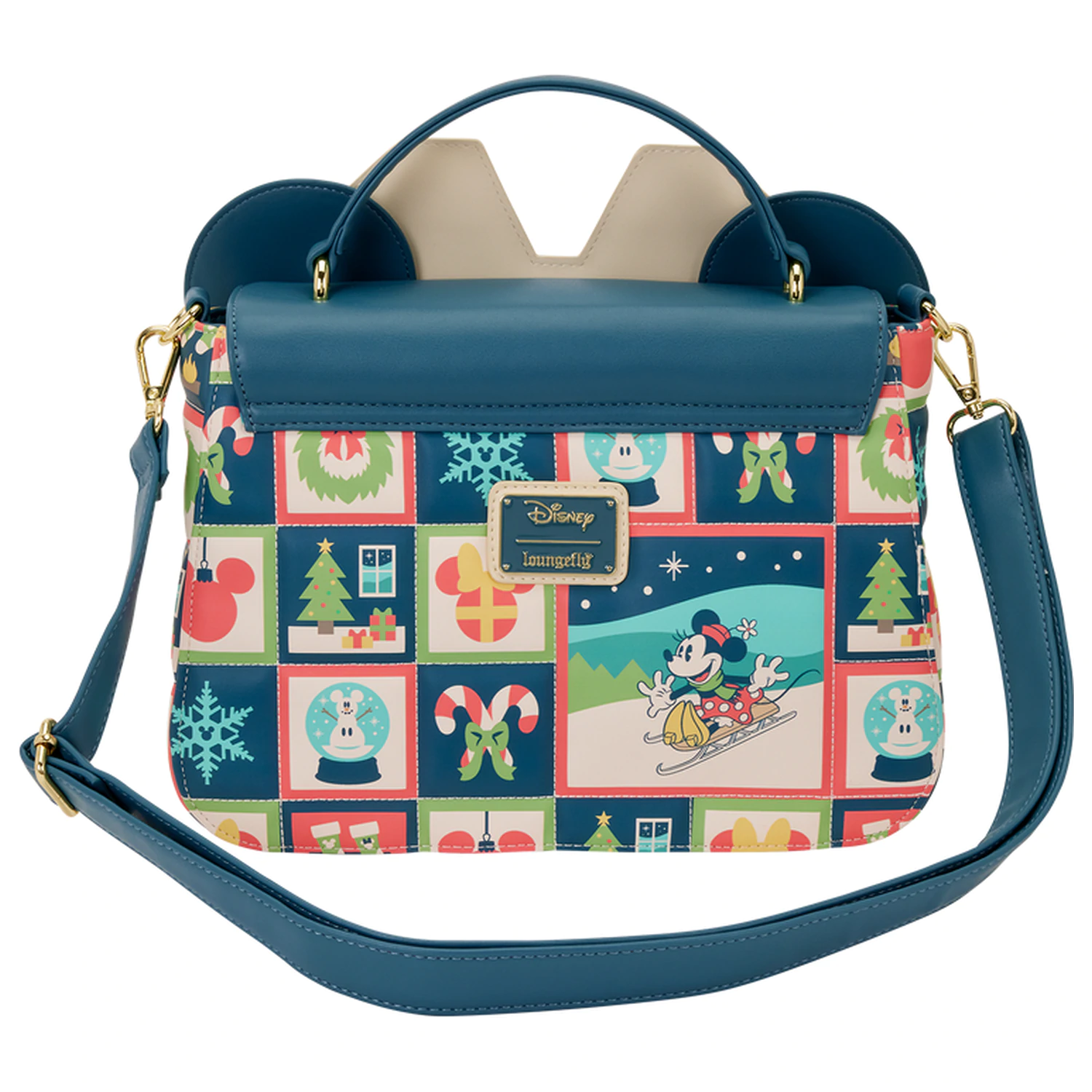 Loungefly Disney Mickey Holiday torba na rame fotografija proizvoda