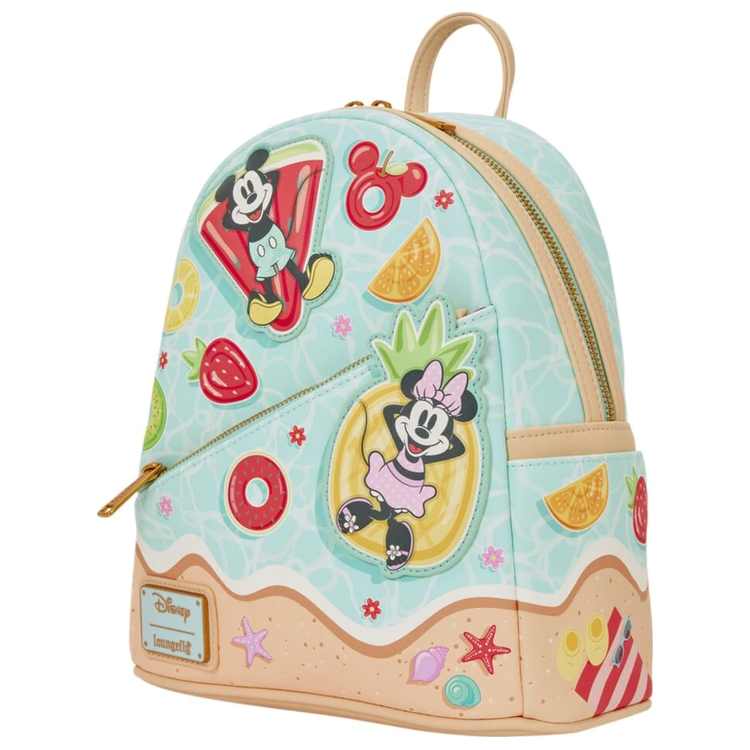 Loungefly Disney Mickey & Minnie Beach Fun ruksak 26 cm fotografija proizvoda