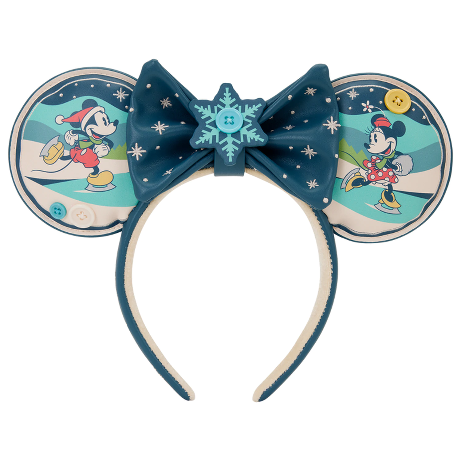 Loungefly Disney Mickey & Minnie Holiday traka za glavu fotografija proizvoda