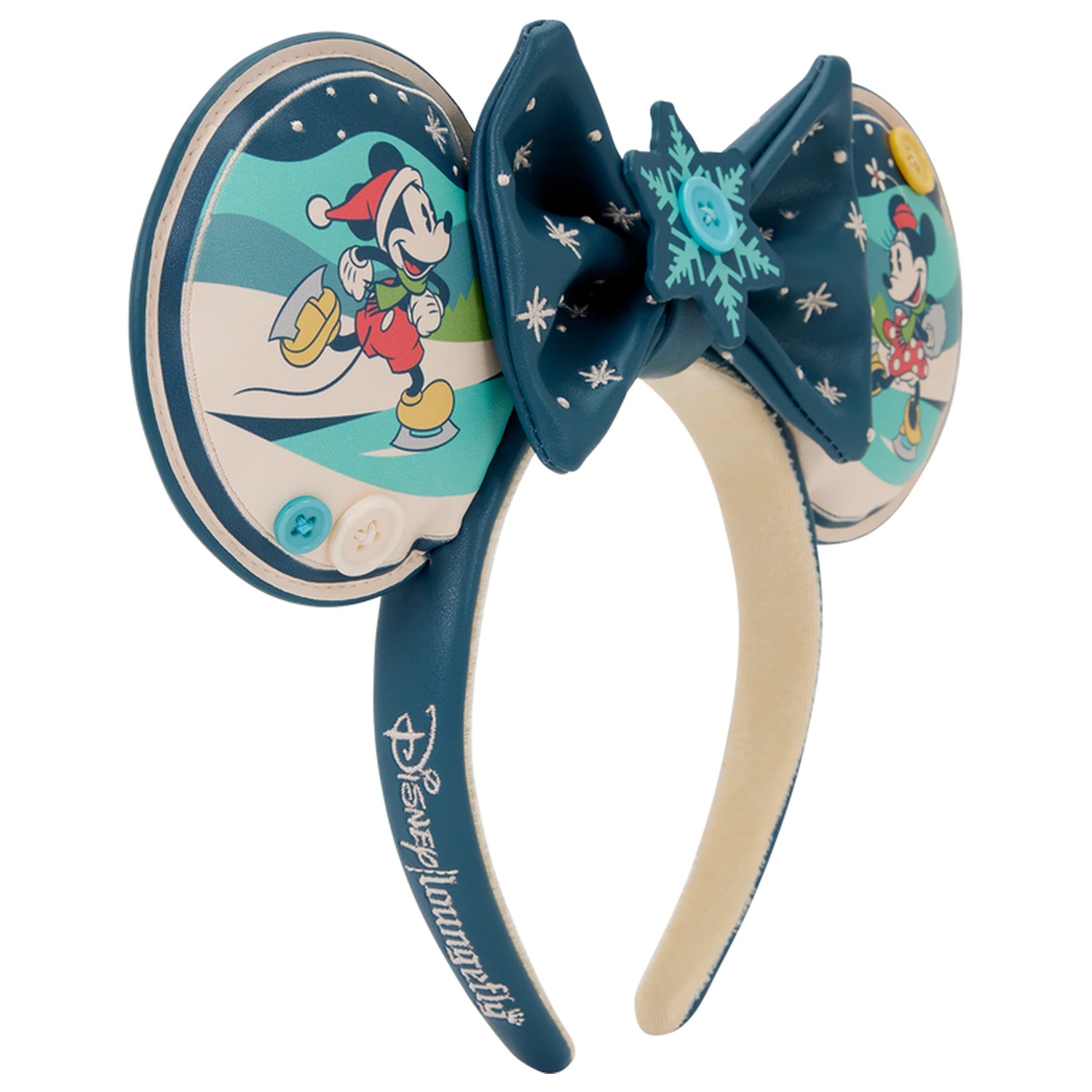 Loungefly Disney Mickey & Minnie Holiday traka za glavu fotografija proizvoda
