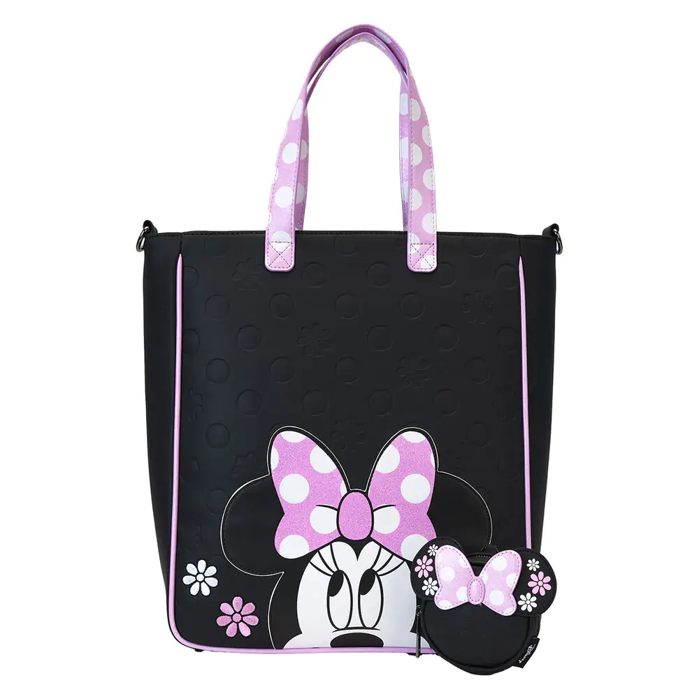 Loungefly Disney Minnie cvjetna Rock the Dots torba s torbicom za kovanice fotografija proizvoda