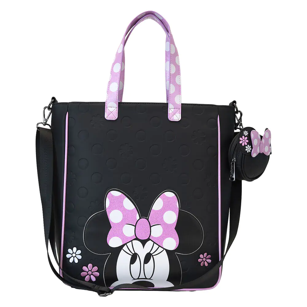 Loungefly Disney Minnie cvjetna Rock the Dots torba s torbicom za kovanice fotografija proizvoda