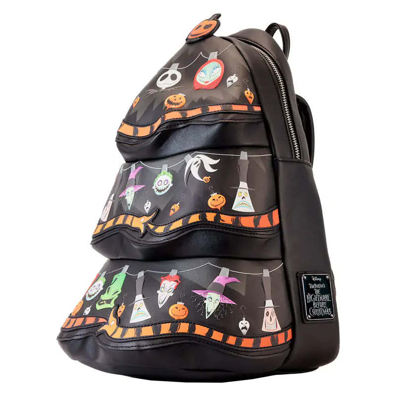 Loungefly Disney Nightmare Before Christmas ruksak s svjetlećim božićnim lampicama 33 cm fotografija proizvoda