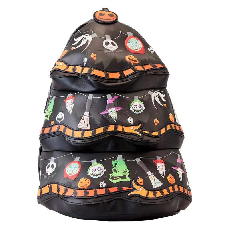 Loungefly Disney Nightmare Before Christmas ruksak s svjetlećim božićnim lampicama 33 cm fotografija proizvoda