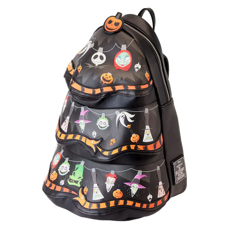 Loungefly Disney Nightmare Before Christmas ruksak s svjetlećim božićnim lampicama 33 cm fotografija proizvoda