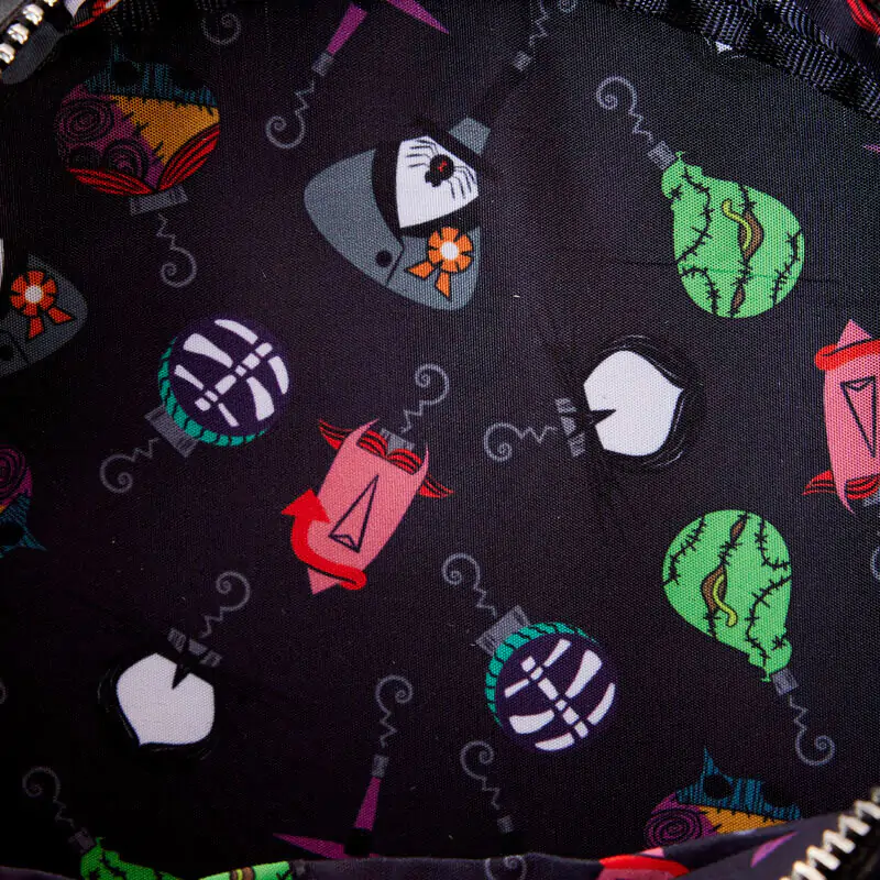 Loungefly Disney Nightmare Before Christmas vijenac lampice Glow crossbody torba fotografija proizvoda