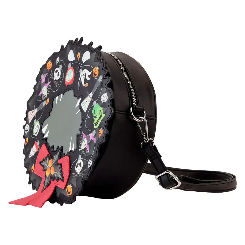 Loungefly Disney Nightmare Before Christmas vijenac lampice Glow crossbody torba fotografija proizvoda